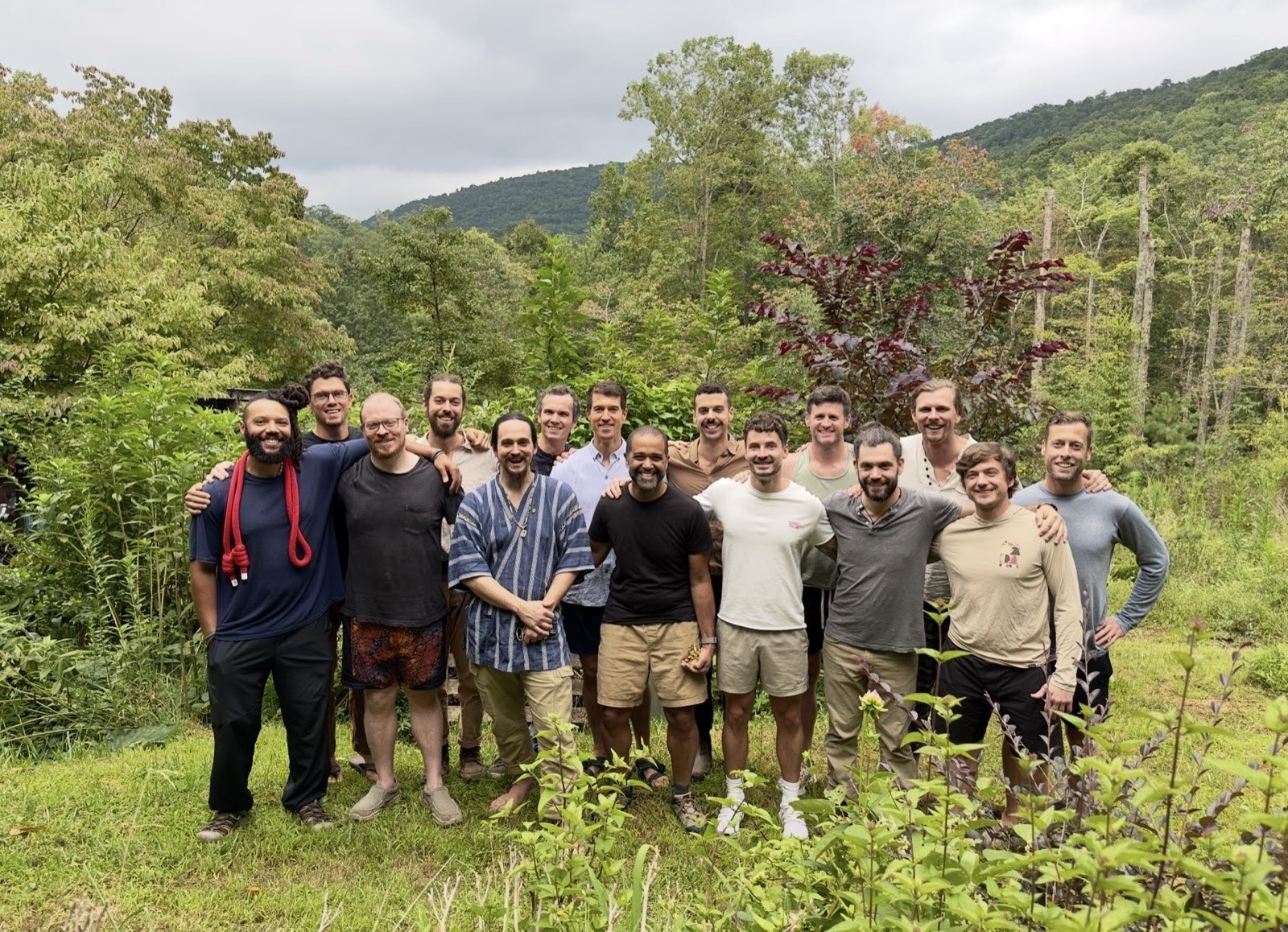 The brotherhood at a Heart of Men retreat